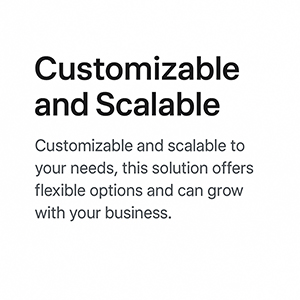Customizable Solutions for-Business-Growth