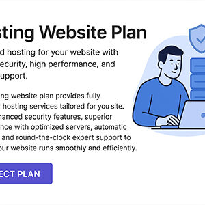 Hosting website plan manage