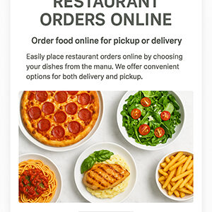 Website Restaurant Orders Online