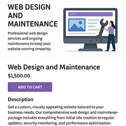 Web Design & Maintenance Services